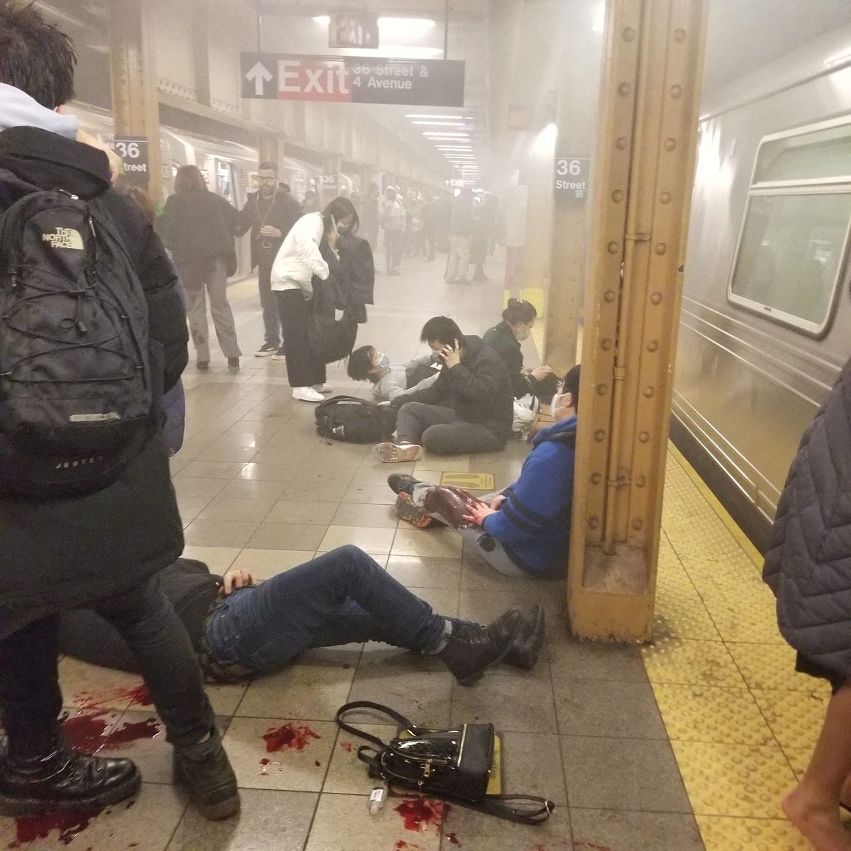 A shooting in a New York subway car leaves 23