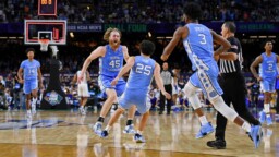 North Carolina challenges Kansas in the March Madness final