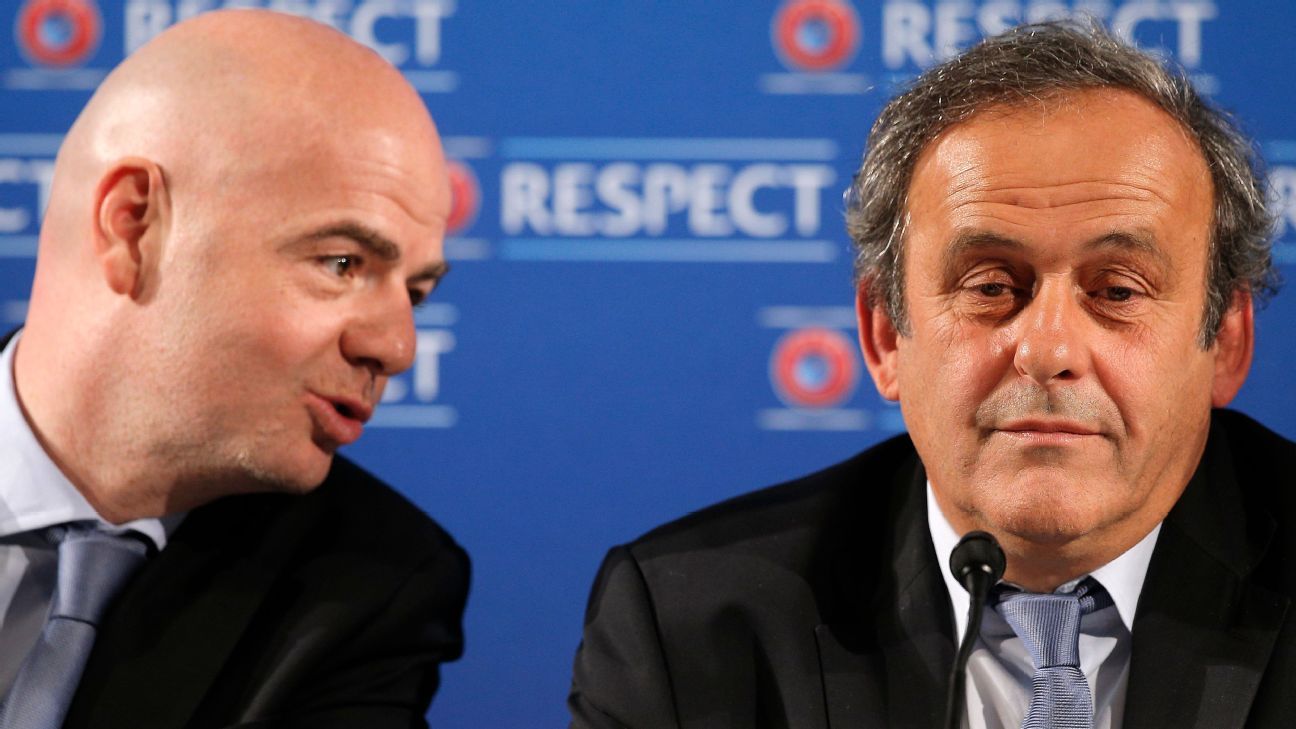 Platini denounces Infantino for a plot to remove him from