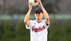 Tom Hanks and "Wilson"together in a baseball game