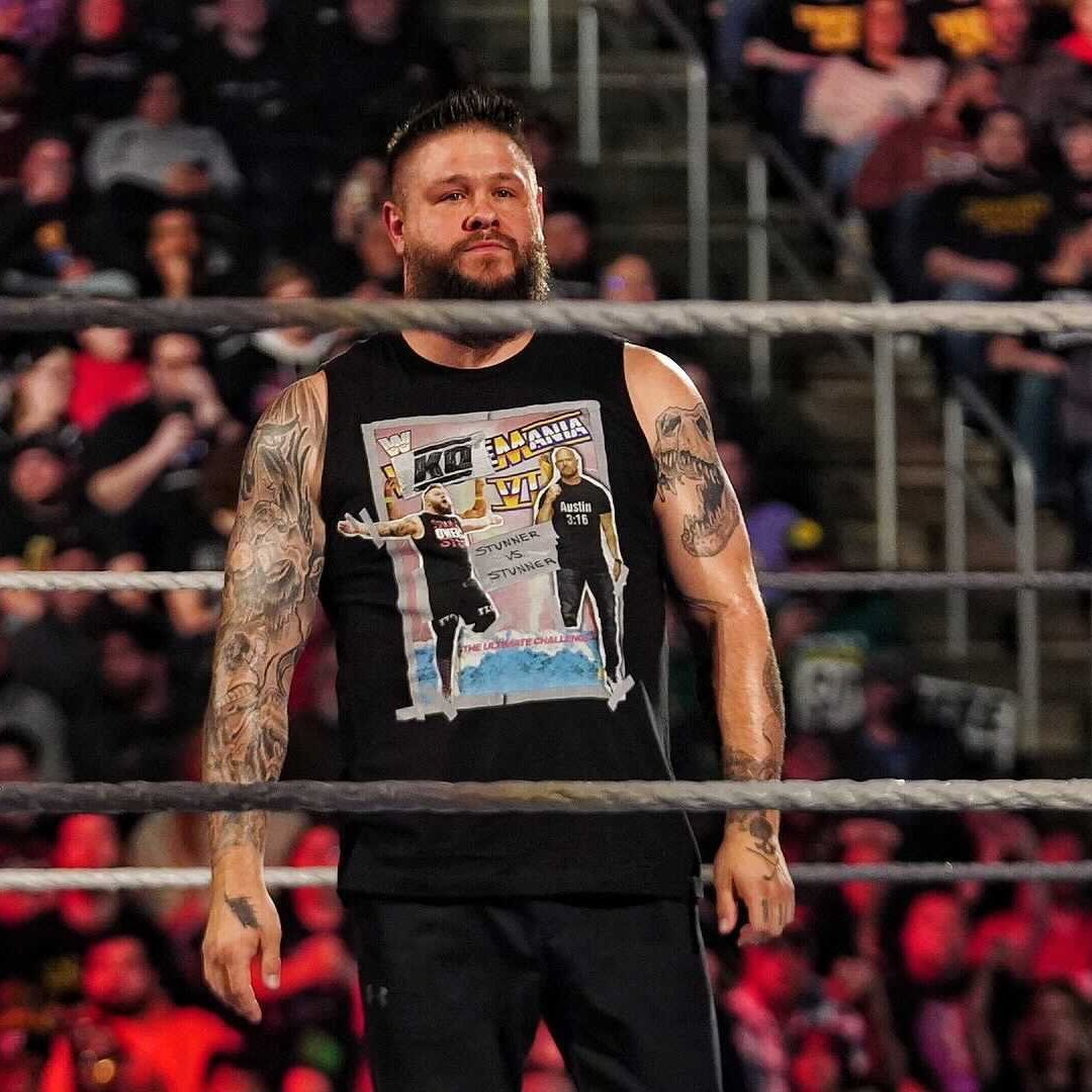 Kevin Owens on Raw on the way to his meeting with Steve Austin at WrestleMania 38