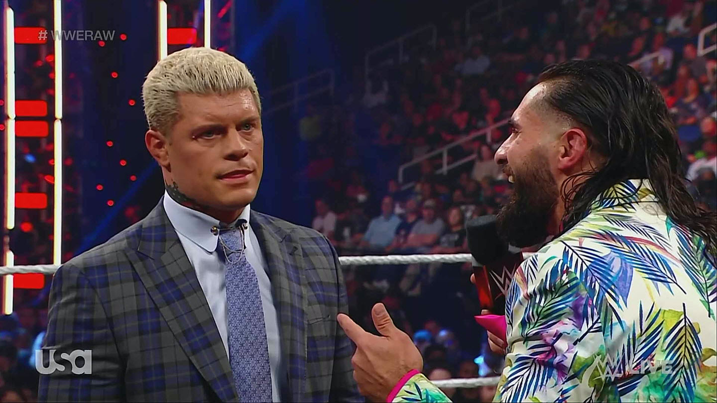 Seth Rollins and Cody Rhodes - WWE Raw May 2, 2022