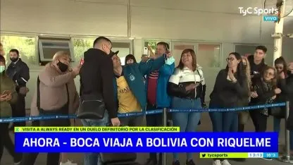 With Riquelme, Boca travels to Bolivia