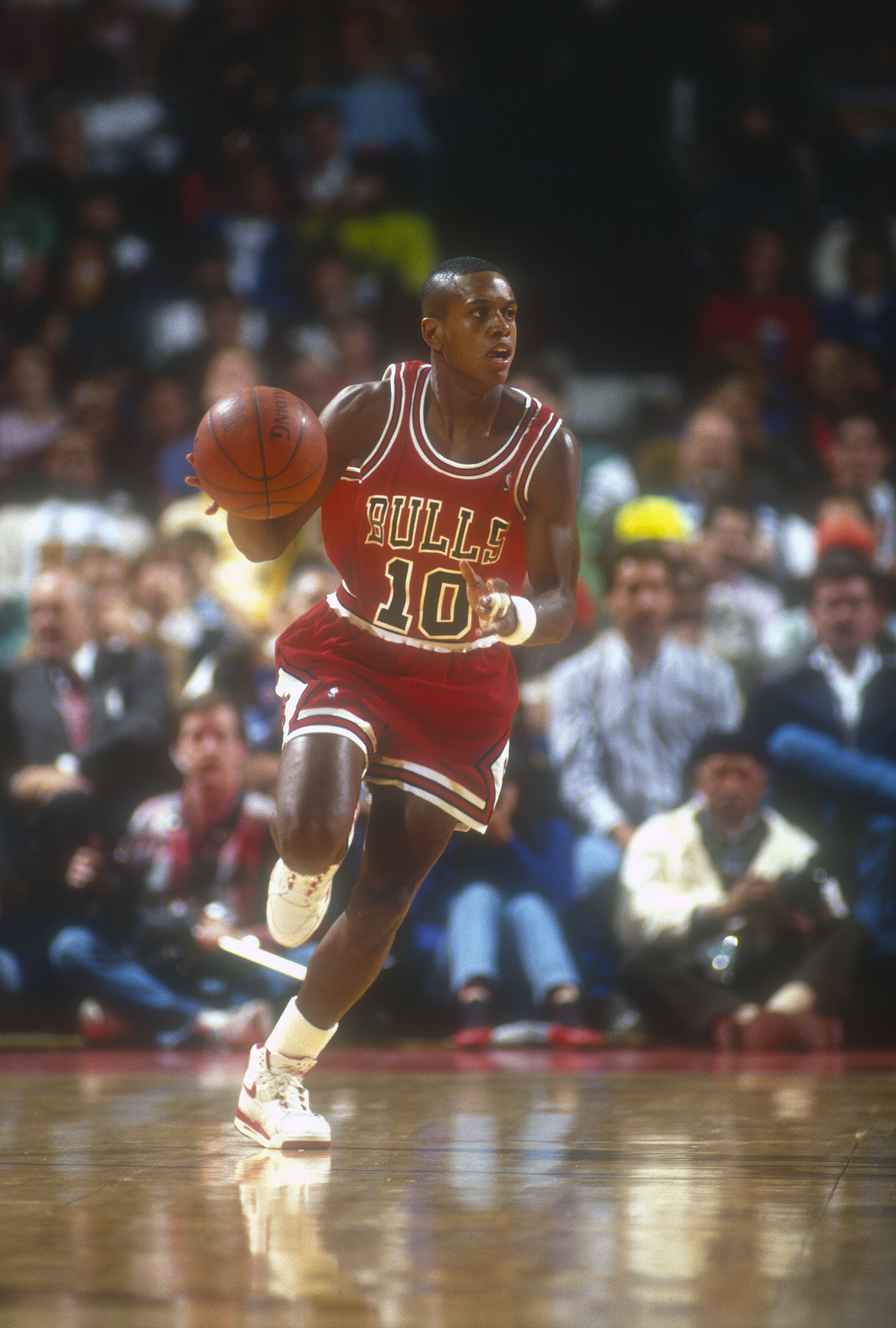 BJ Armstrong during his triumphant time with the Chicago Bulls (Photo by Focus on Sport/Getty Images)