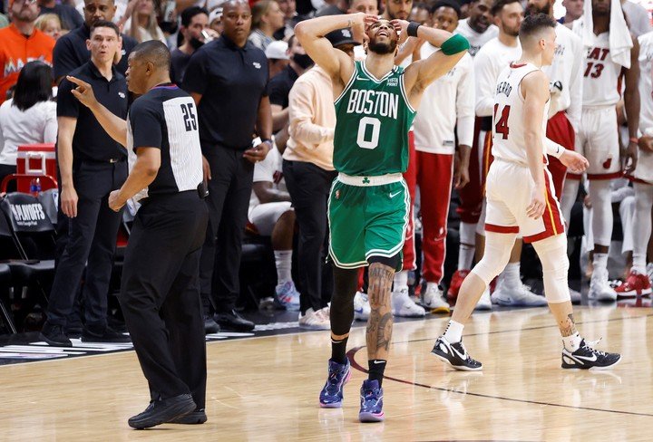 Tatum was not helped by his teammates (EFE).