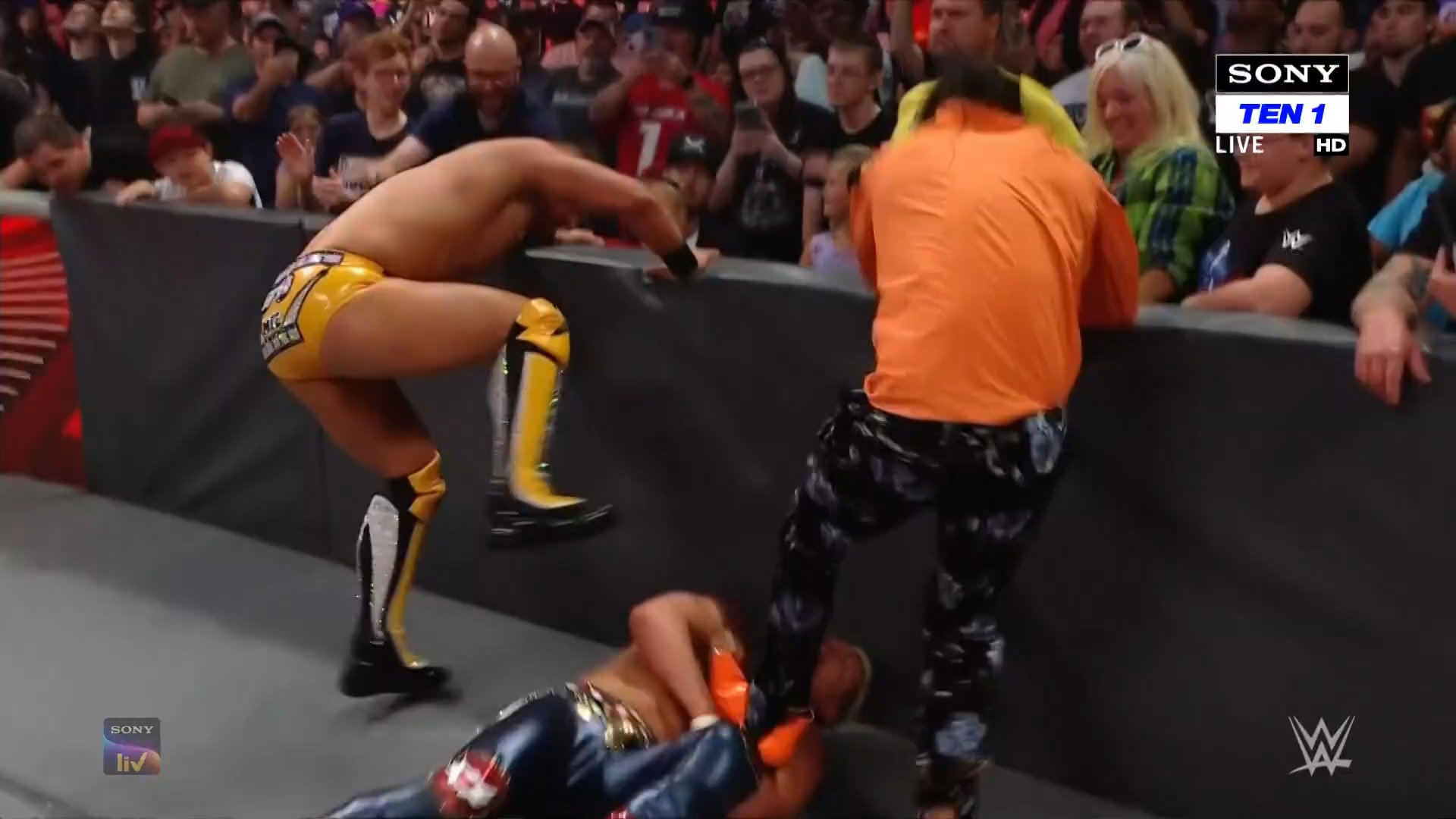 The Miz and Seth Rollins attack Cody Rhodes on WWE Raw (05/23/2022) / WWE