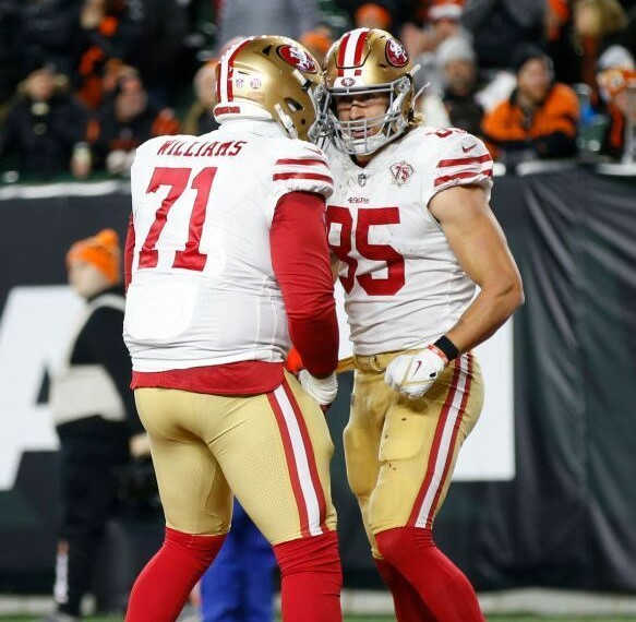 George Kittle sees in Trent Williams the best player in the NFL