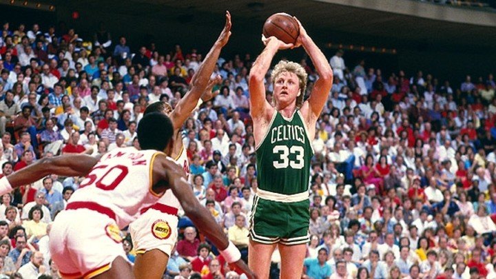 Celtics legend Larry Bird.