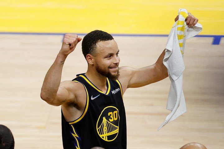 Curry, the figure of Golden State.  (AP)