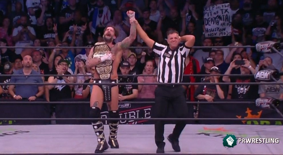 AEW Double or Nothing Results CM Punk is crowned