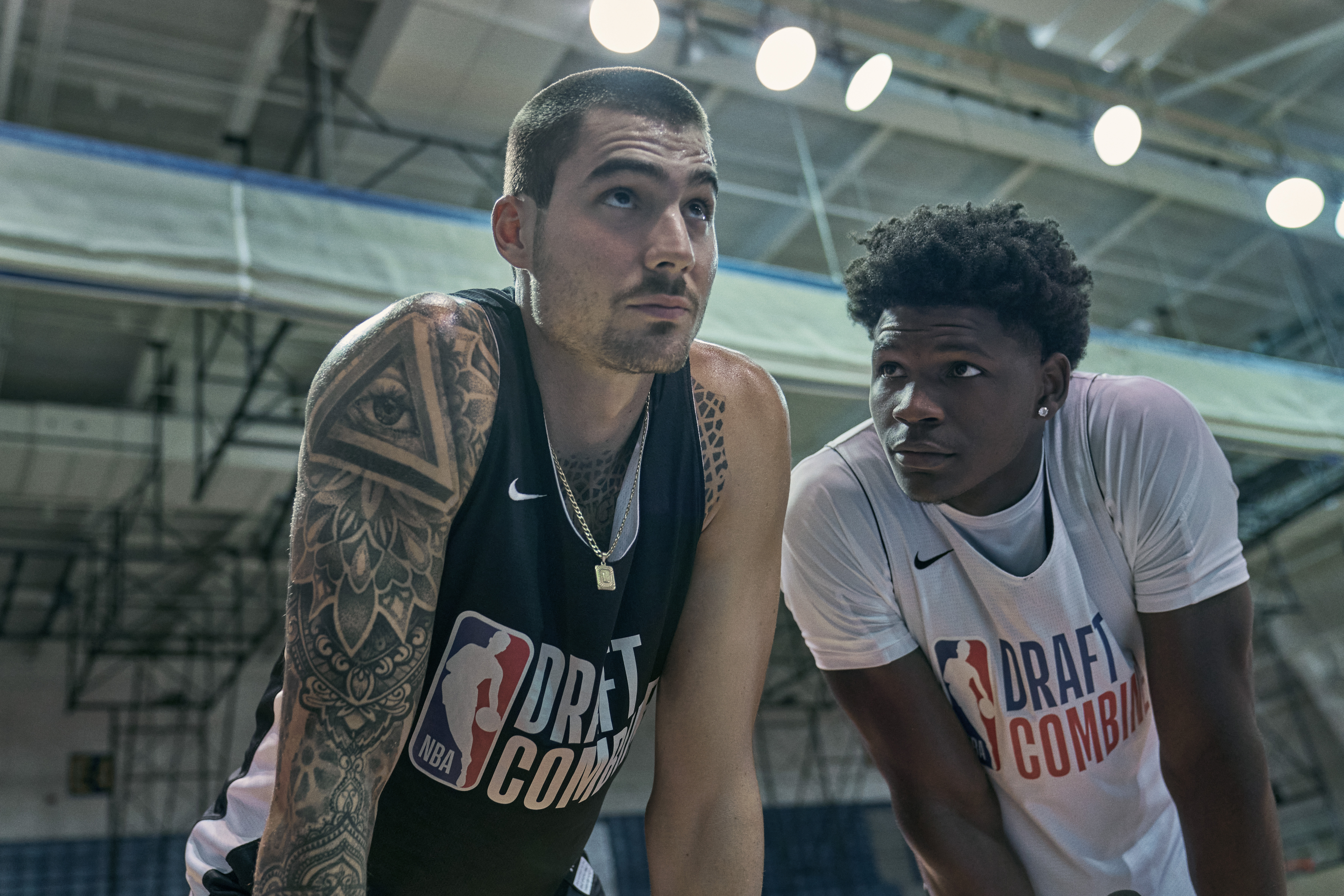 Juancho Hernangomez in "Claw", the new Netflix movie with Adam Sandler and produced by LeBron James. (Netflix)