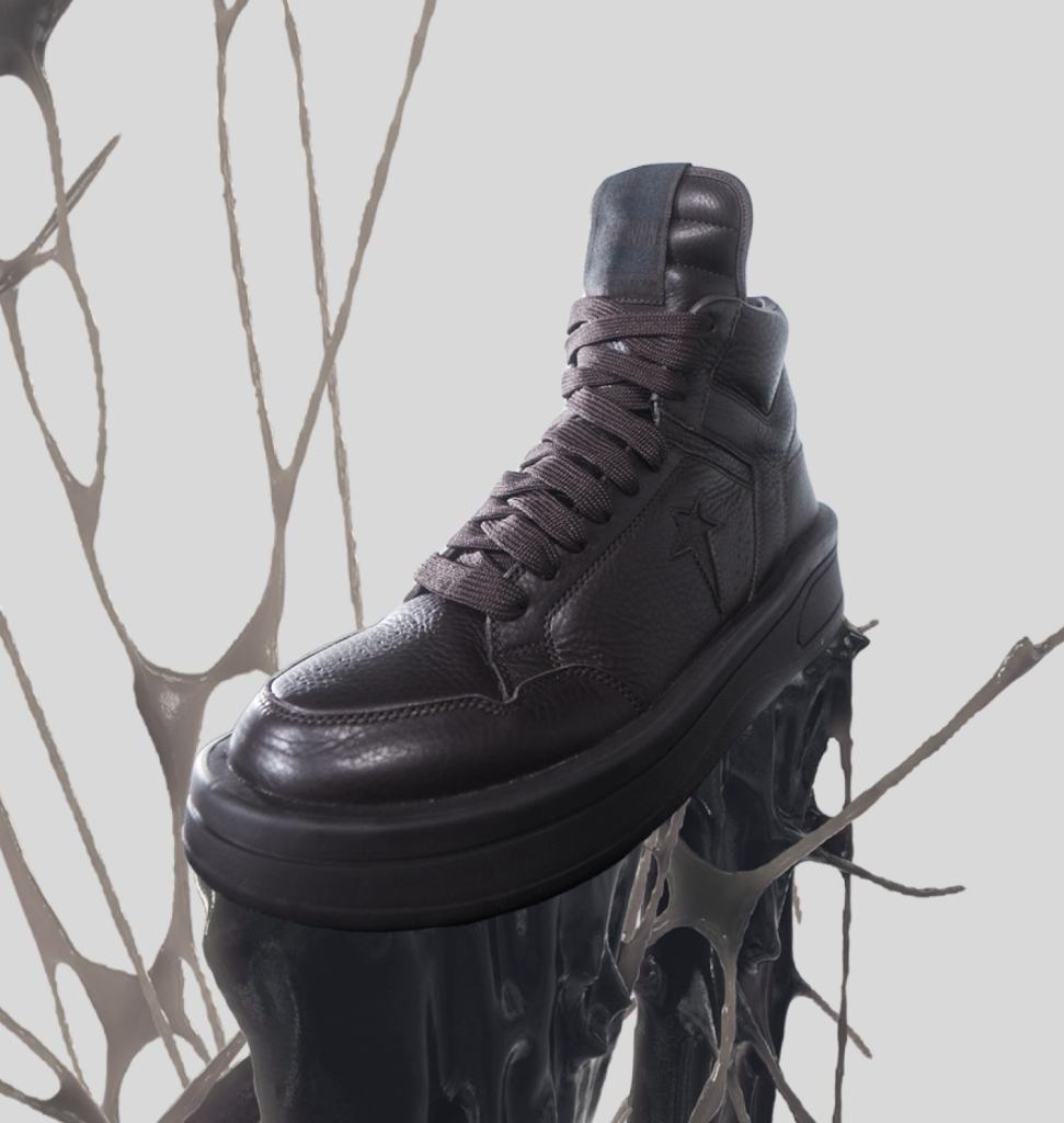 Rick Owens reinvents 80s basketball shoes with the new Converse