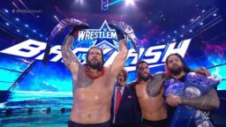 Roman Reigns, Jey Uso and Jimmy Uso defeated Drew McIntyre, Randy Orton and Matt Riddle at WrestleMania Backlash