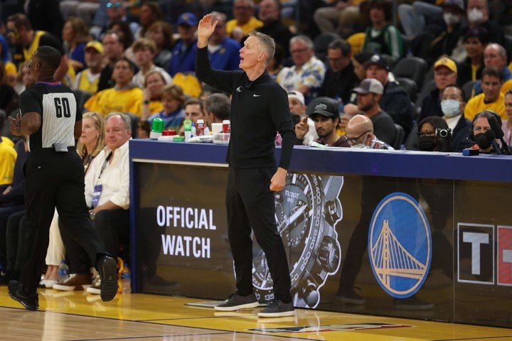 Kerr acknowledged the Celtics' great game.  (AFP)