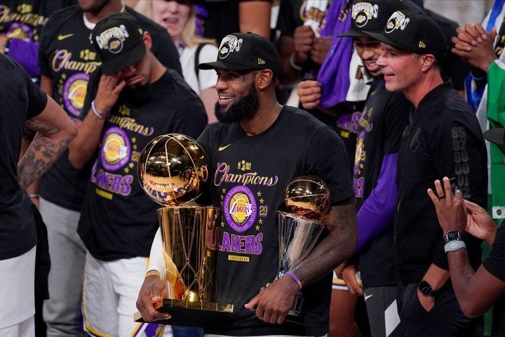 LeBron was champion in 2020 with the Lakers.