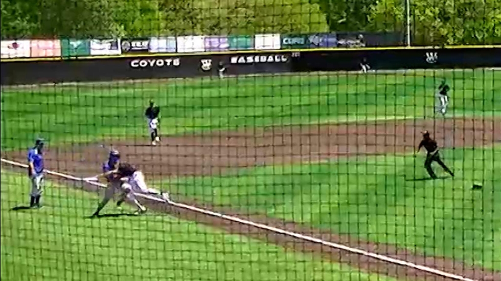 Episode of aggression in college baseball