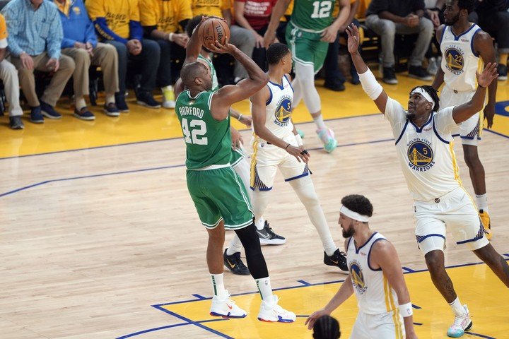 NBA Finals the Celtics hit the Warriors home