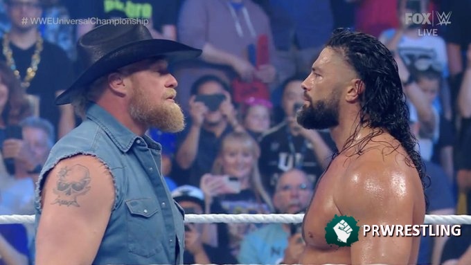 Smackdown Lesnar returns Vince says nothing
