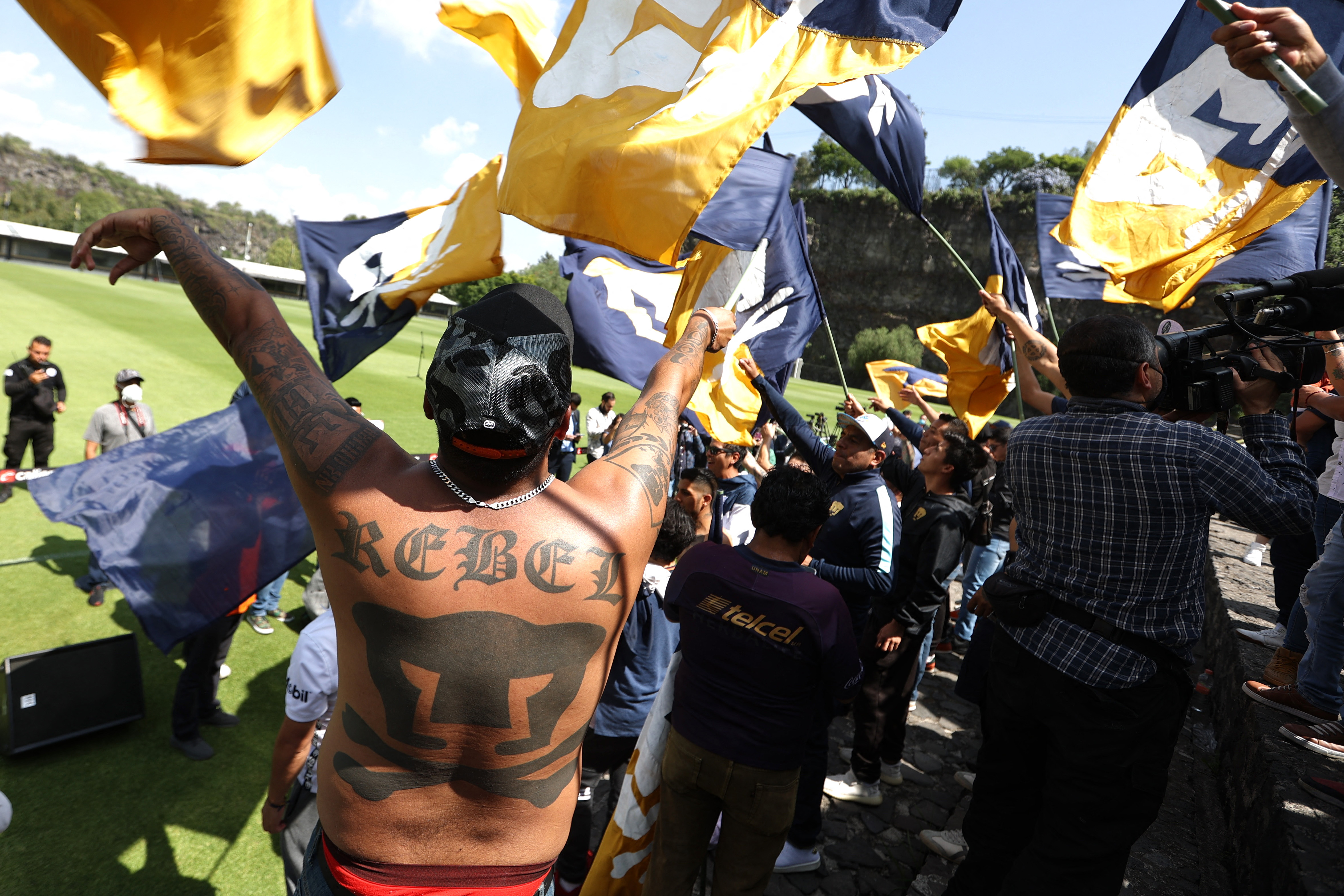 Pumas fans want a new championship (Photo: REUTERS/Luis Cortés)