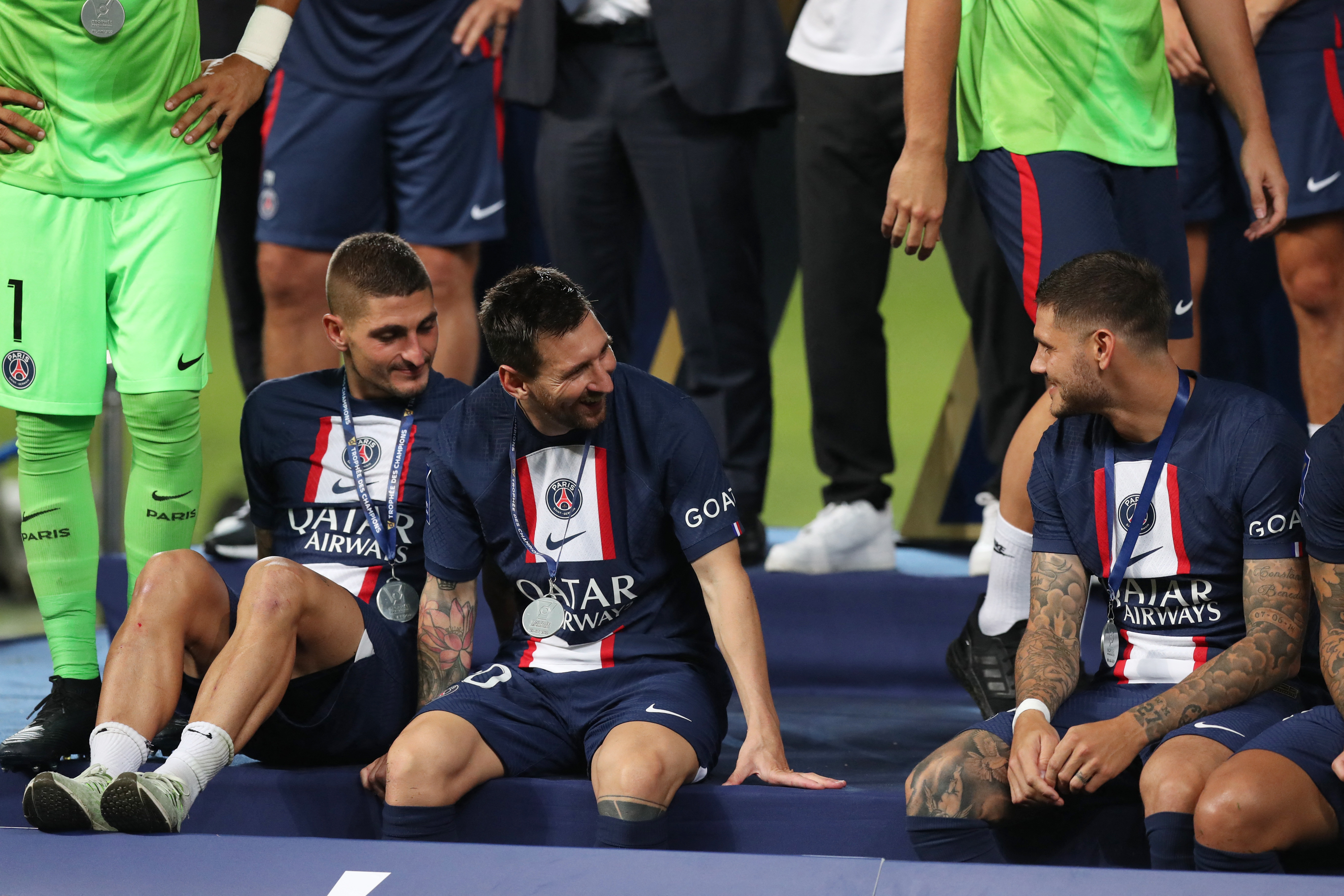 Icardi was on a preseason tour of Japan with PSG and last weekend he traveled to Israel to play the French Super Cup (Photo: Reuters)