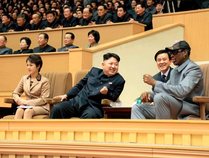 Dennis Rodman has an important link with North Korean leader Kim Jong Un (Photo: REUTERS).