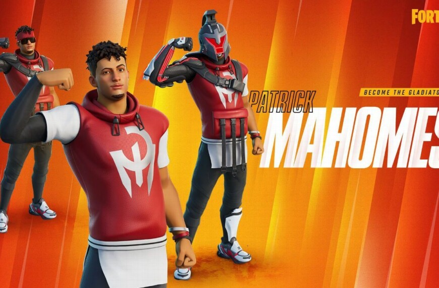 Patrick Mahomes became a character available in Fortnite