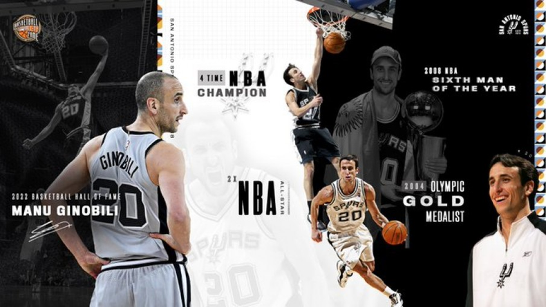 1662480315 916 Manu Ginobili will be inducted into the NBA Hall of
