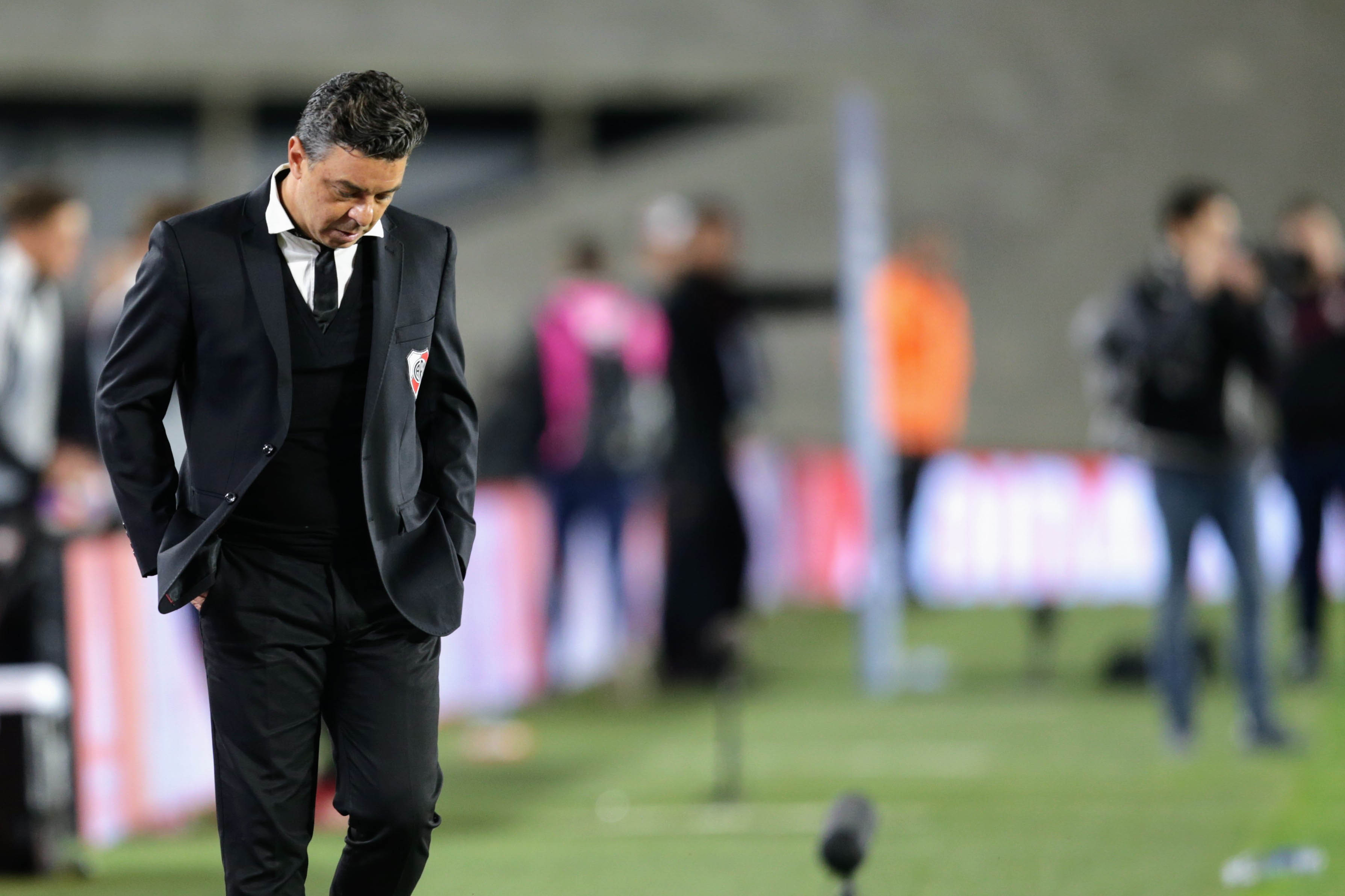 Marcelo Gallardo decided to suspend the press conference after River Plate's defeat with Talleres (Fotobaires)
