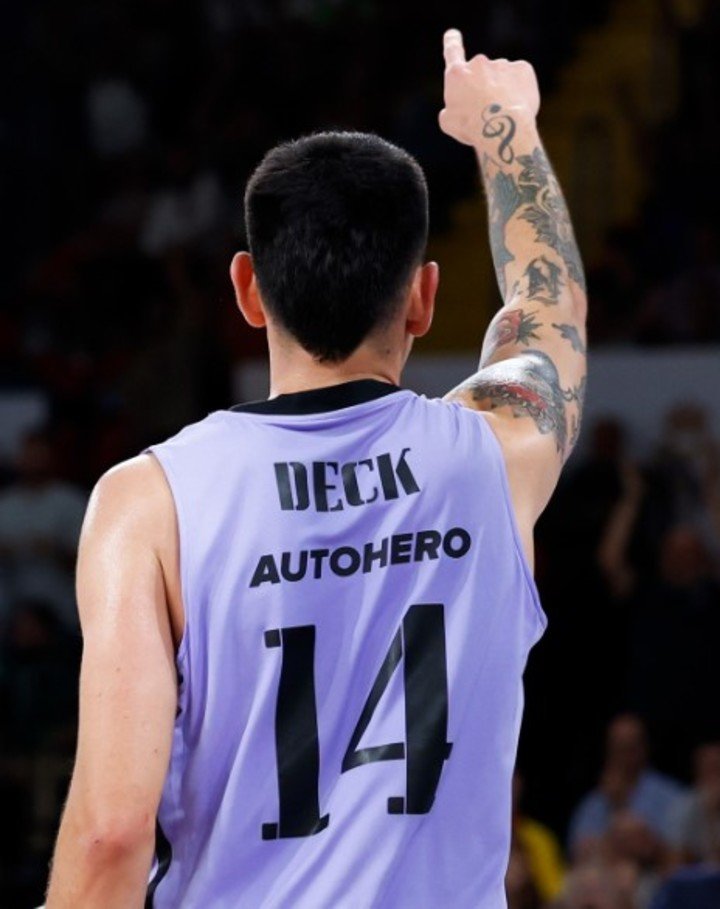 Deck comes from being the MVP of the Americup. (Real Madrid press)