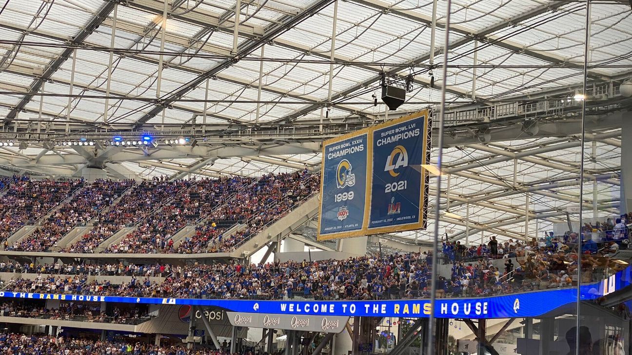 Los Angeles Rams Unveil Super Bowl LVI Championship Pennant