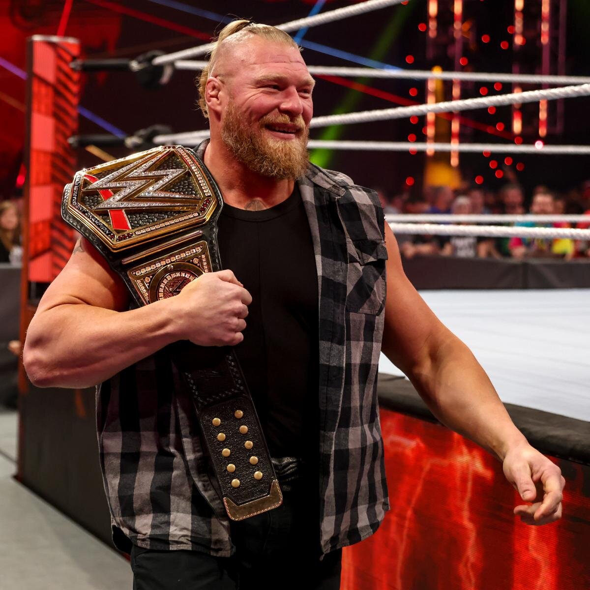 Brock Lesnar as WWE Champion on Raw