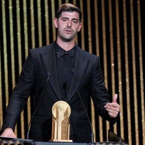 The sadness of Thibaut Courtois for being left off the podium in the Ballon d'Or