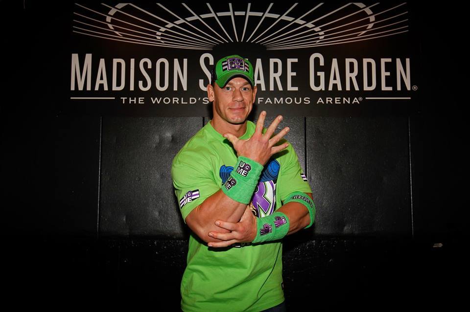 John Cena at the mythical Madison Square Garden in New York, New York (12/26/2017) / WWE ©