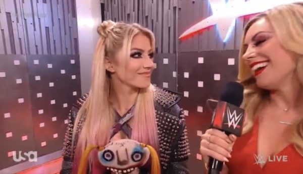 Alexa Bliss responds to fan Keep talking about me