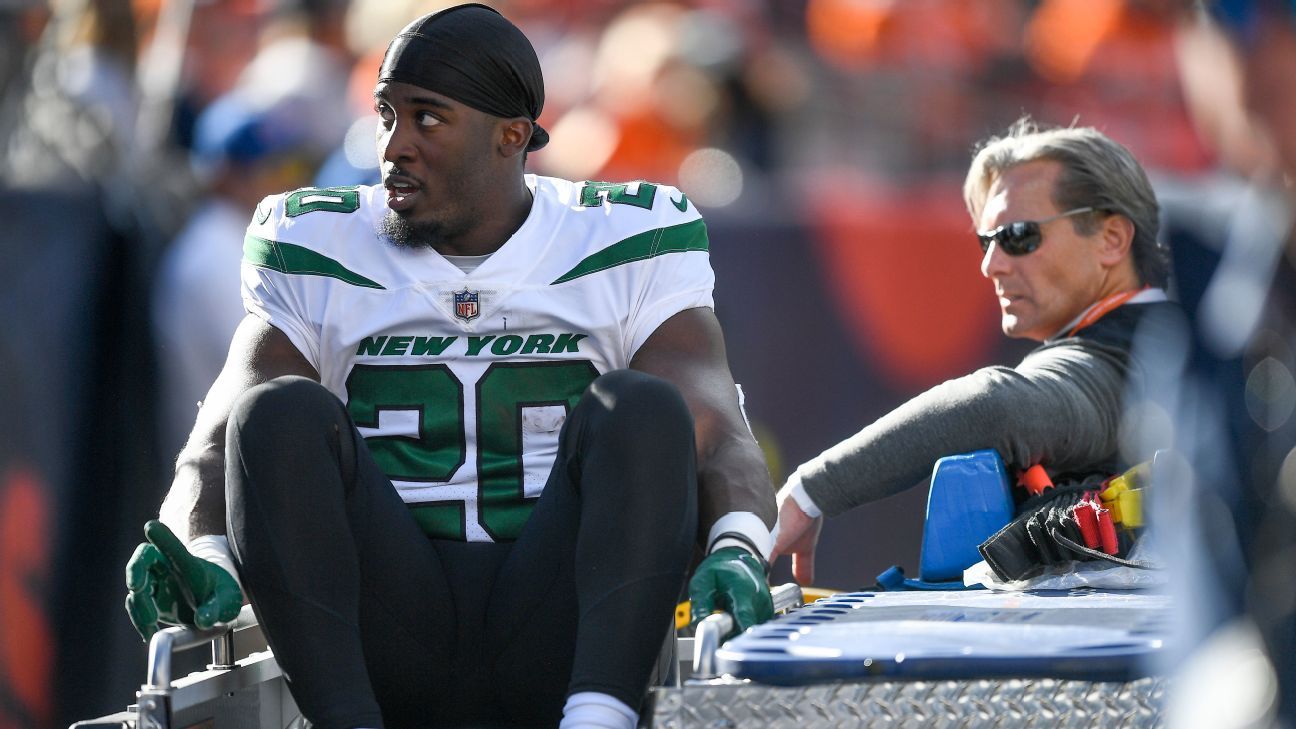 Jets fear cruciate ligament injury for rookie Breece Hall