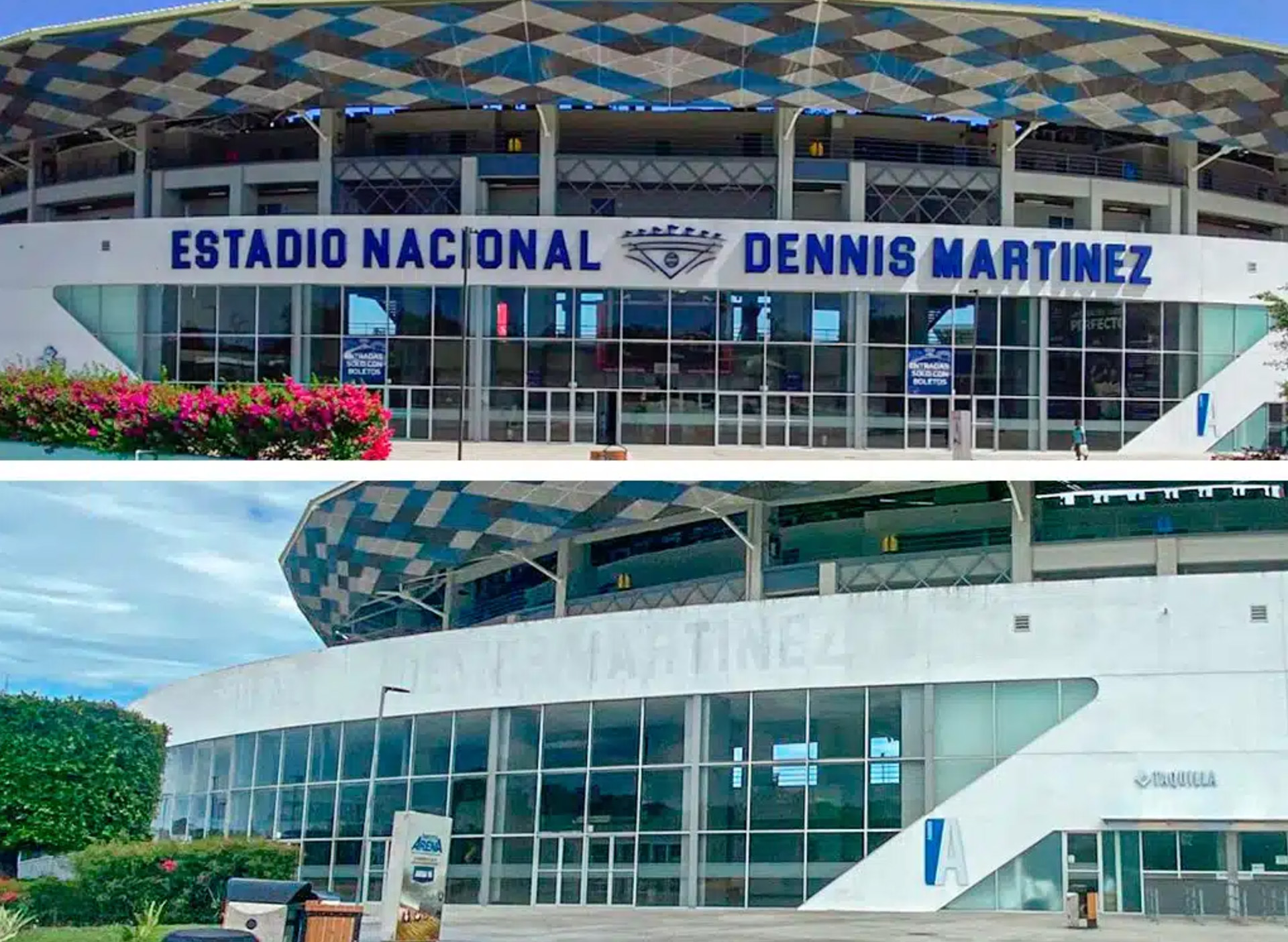 The letters that identified the stadium were erased and the name "Dennis Martinez National Stadium" disappeared from official communication.