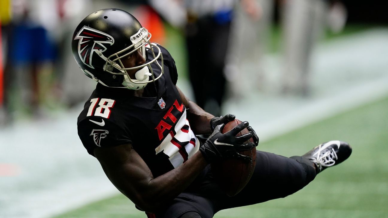 Jaguars bet on Calvin Ridley of Falcons suspended by the