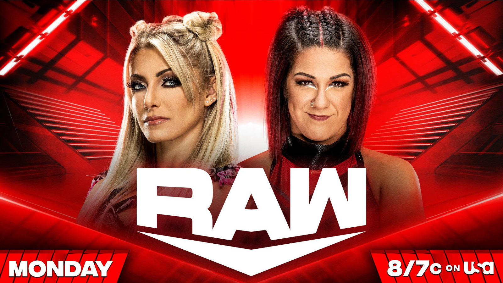 Raw Women's Championship Shot Match - Bayley vs.  Alexa Bliss