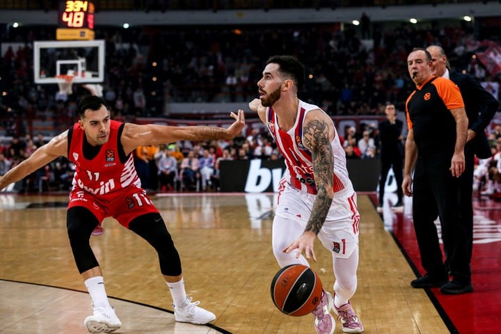 Vildoza is averaging 15.2 points, 2.6 rebounds and 4.5 assists with Red Star in the Euroleague.  (OLE) 