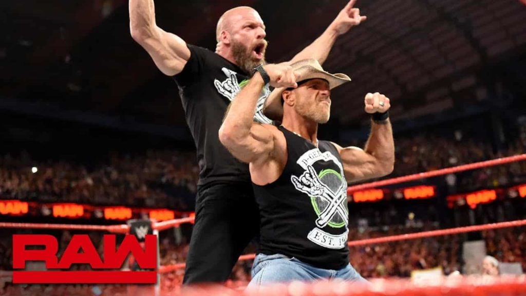 DX striking his signature pose on the 10/08/2018 edition of Raw - WWE