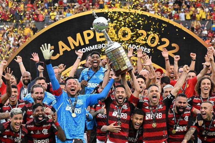 Flamengo was the champion of the Libertadores. (EFE)