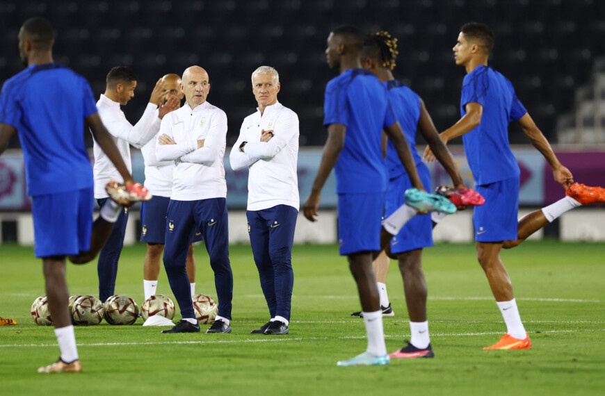 Alarm in France before the duel with Morocco: two starters trained separated by flu pictures