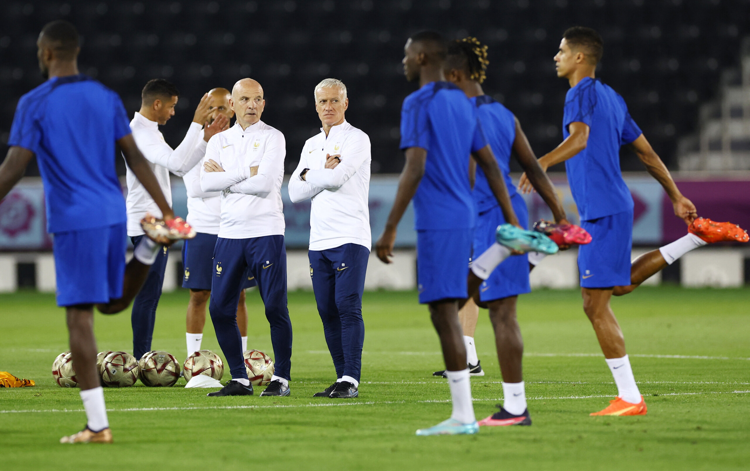 Alarm in France before the duel with Morocco two starters scaled