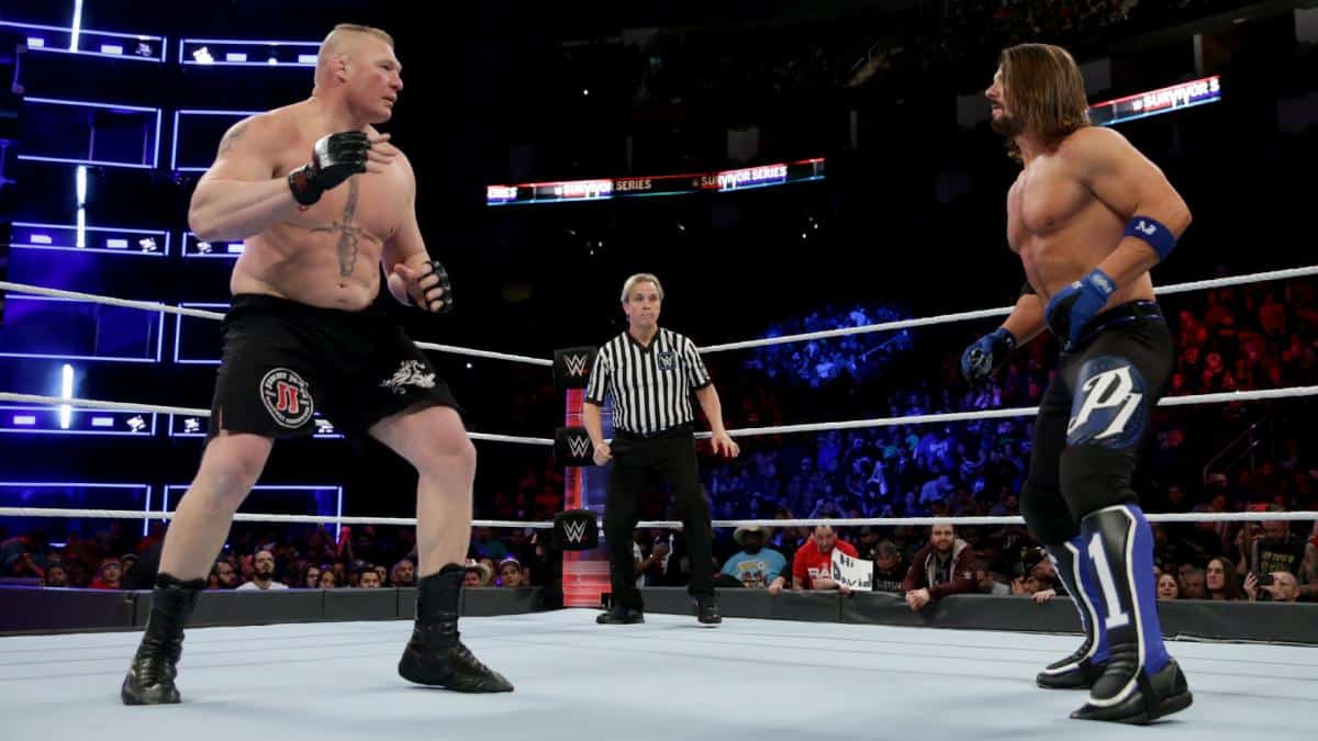 Why didnt AJ Styles vs Brock Lesnar close Survivor Series