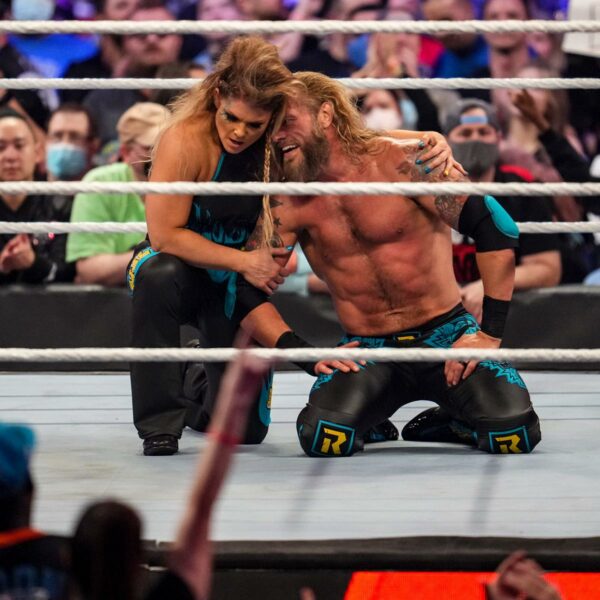 Beth Phoenix and Edge at WWE Royal Rumble 2022 (01/29/2022) / WWE 3
