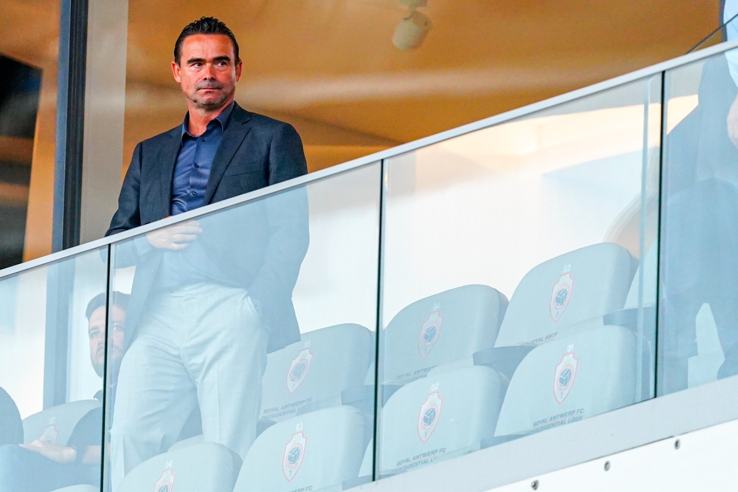 Former footballer Marc Overmars was rushed to hospital for a scaled